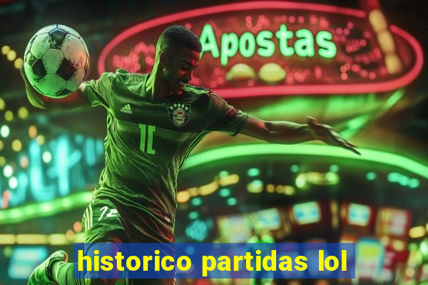 historico partidas lol